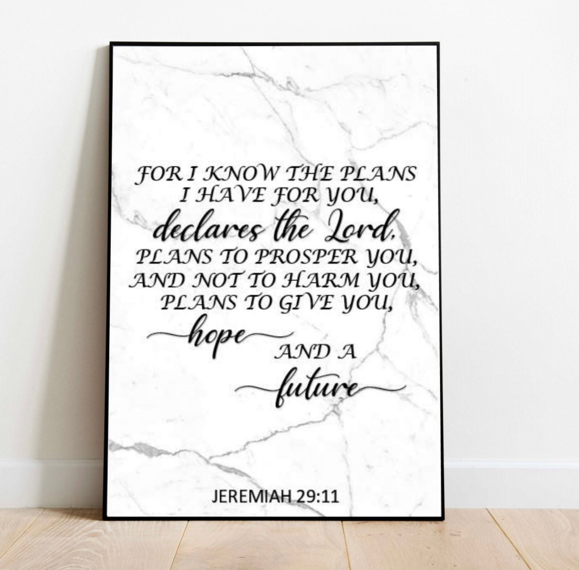 Declares the Lord hope and future