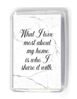 What I love most about my home is who I share it with