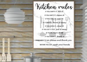 Kitchen rules