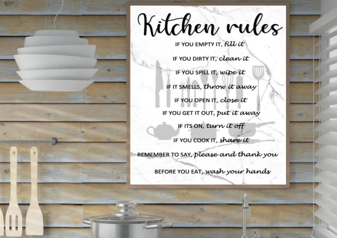 Kitchen rules