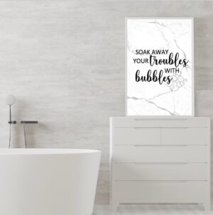 Soak away your troubles with bubbles