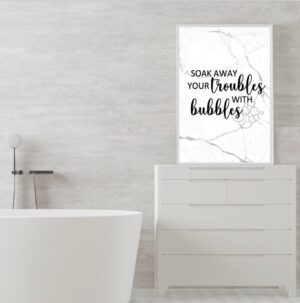 Soak away your troubles with bubbles