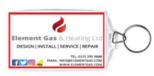 Customised business keyrings