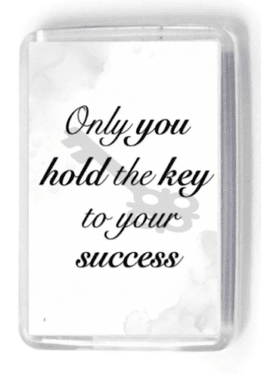 Only you hold the key to your success