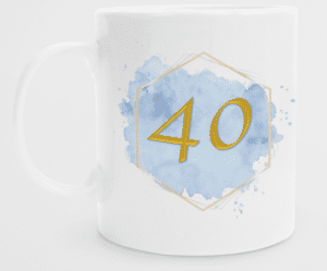 40th Birthday - Blue