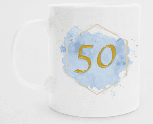 50th Birthday - Blue