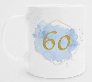 60th Birthday - Blue