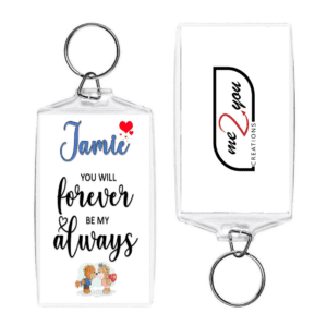 Personalised name - you will forever be my always