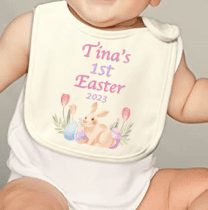 Baby's 1st Easter bib